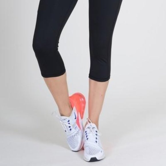 Women's High Waist 5 Pocket Capri Workout Leggings - Picture 2 of 6